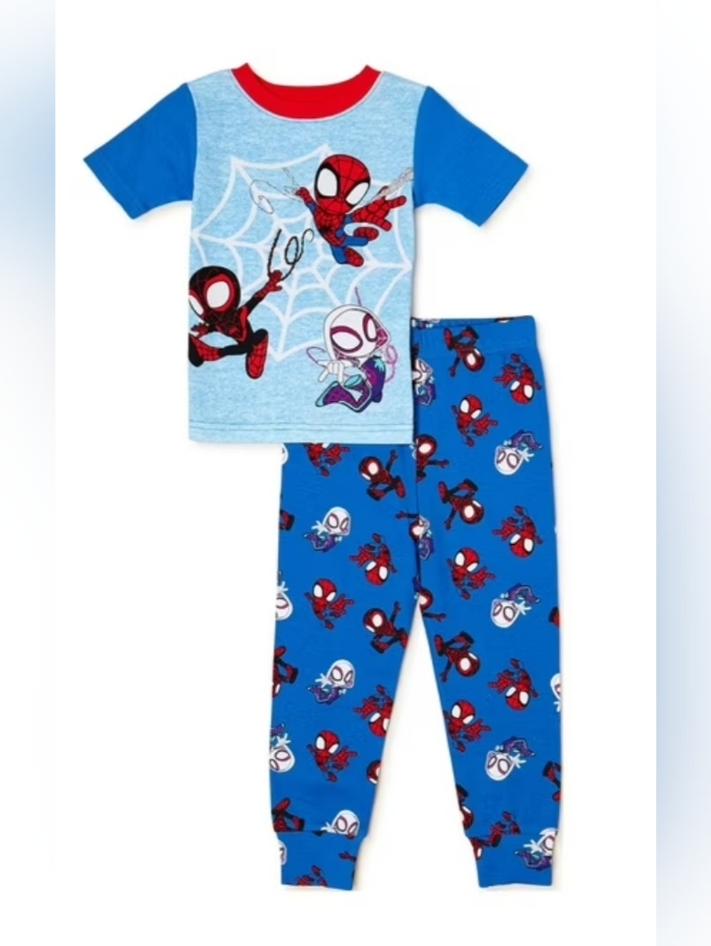 Marvel Spidey/Friends 2-piece Toddler boy pajama set Size 18 Months - Picture 3 of 6